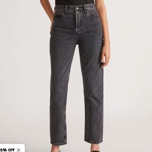 DL1961 black straight leg jean